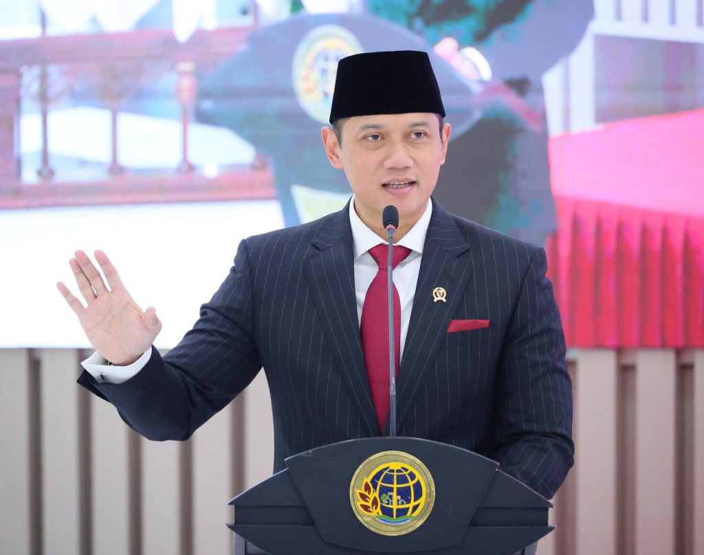 Lantik Dirjen PPTR, Menteri AHY: Hadirkan Manajemen Administrasi Pertanahan dan Tata Ruang yang Semakin Produktif serta Kompetitif