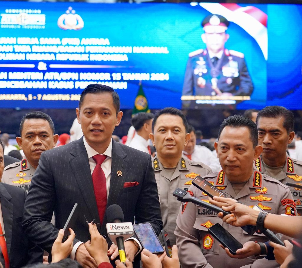 Apresiasi Kinerja Menteri AHY dan Jajaran dalam Penyelesaian Kasus Pertanahan, Kapolri: Pukul Mafia Tanah Sampai Tuntas!