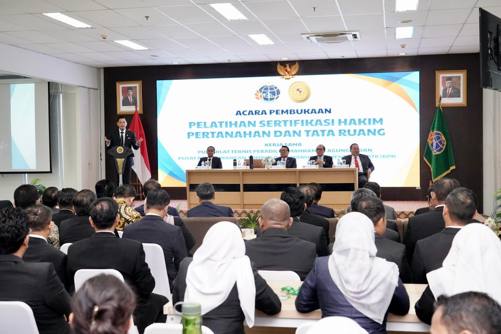 Gelar Sertifikasi Hakim Bersama Mahkamah Agung, Menteri AHY Tekankan Pentingnya Kolaborasi untuk Hadirkan Keadilan bagi Masyarakat