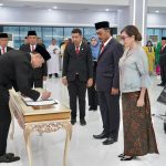 Lantik 67 Pejabat Struktural dan Fungsional, Menteri AHY Harapkan Jajaran Kementerian ATR/BPN Bangun Semangat Integritas