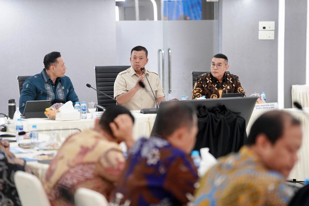 Upayakan Percepatan Proses Persetujuan KKPR, Menteri Nusron Minta Dukungan Menko AHY