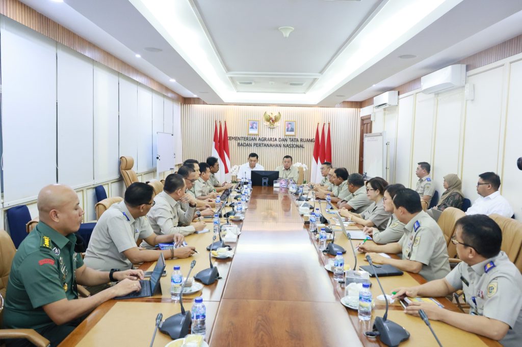 Diskusi dengan Menhan, Menteri Nusron akan Lakukan Penguatan Kerja Sama dalam Pengamanan Tanah Aset Negara hingga Ketahanan Pangan