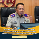 Kakanwil BPN Prov. Jateng Pimpin Rapat Monitoring dan Evaluasi Kinerja 8 Program Prioritas Kantor Pertanahan se-Jawa Tengah