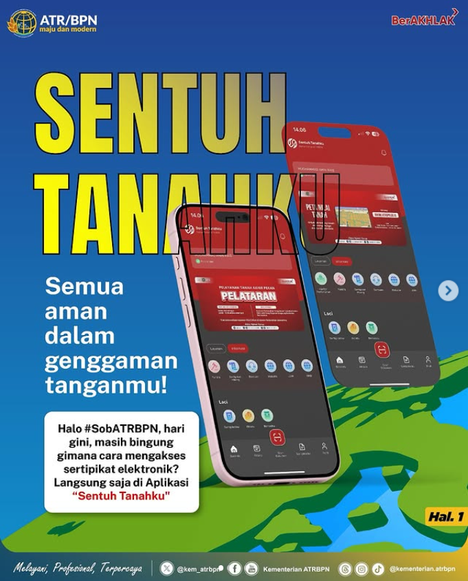 Nikmati kemudahan dari Sentuh Tanahku
