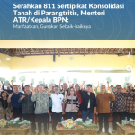 Serahkan 811 Sertipikat Konsolidasi Tanah di Parangtritis, Menteri ATR/Kepala BPN: Manfaatkan, Gunakan Sebaik-baiknya