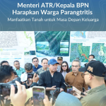 Menteri ATR/Kepala BPN Harapkan Warga Parangtritis Manfaatkan Tanah untuk Masa Depan Keluarga