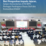 Beri Pengarahan kepada Jajaran, Sekjen Kementerian ATR/BPN Pertegas Pentingnya Peran Staf dan Komunikasi Efektif
