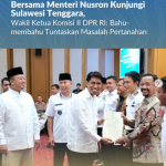 Bersama Menteri Nusron Kunjungi Sulawesi Tenggara, Wakil Ketua Komisi II DPR RI: Bahu-membahu Tuntaskan Masalah Pertanahan