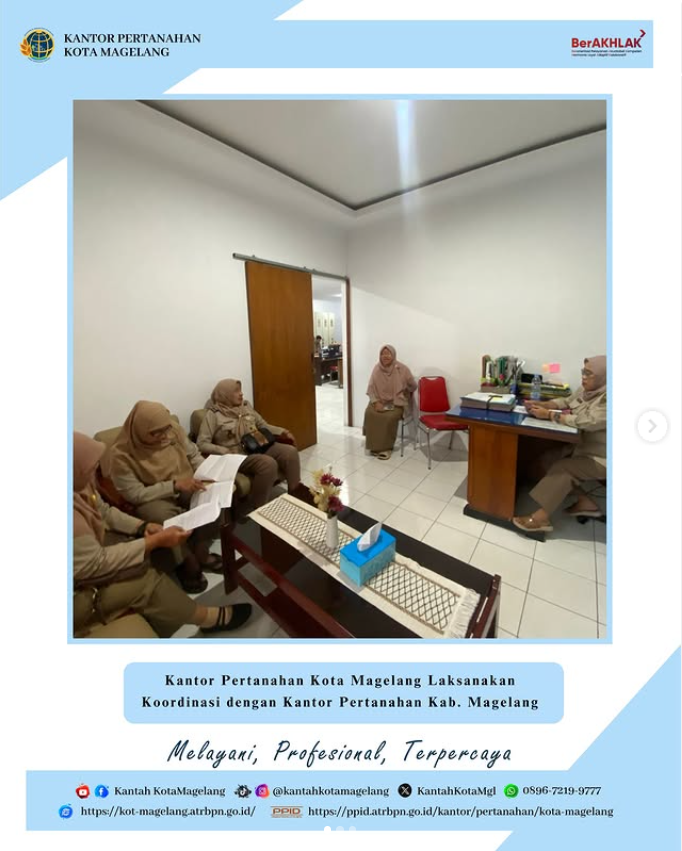 Sinergi Kantor Pertanahan Magelang Kota dan Kabupaten: Kuatkan Bukti untuk Sidang Perkara di PN Magelang