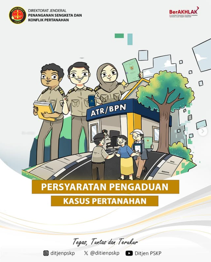 Persyaratan Pengaduan Kasus Pertanahan