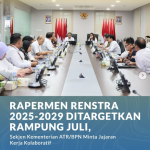 Rapermen Renstra 2025-2029 Ditargetkan Rampung Juli, Sekjen Kementerian ATR/BPN Minta Jajaran Kerja Kolaboratif