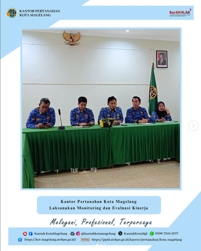 Monev Kinerja: Demi Pelayanan Prima yang Berkelanjutan.