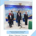 Mengawal Integritas PPAT: Kantor Pertanahan Kota Magelang Hadiri Pelantikan MPPD secara daring.