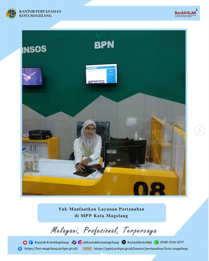 Inovasi Pelayanan: Kantor Pertanahan Magelang Hadir Lebih Dekat di Jantung Pelayanan Publik