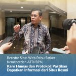 Beredar Situs Web Palsu Satker Kementerian ATR/BPN, Karo Humas dan Protokol: Pastikan Dapatkan Informasi dari Situs Resmi