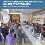 Tinjau Kantah Kota Denpasar, Wamen ATR/Waka BPN Tekankan Pentingnya Budaya Melayani