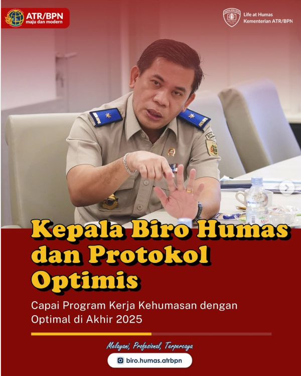 Kepala Biro Humas dan Protokol Optimis Capai Program Kerja Kehumasan dengan Optimal di Akhir 2025