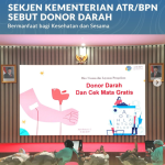 Sekjen Kementerian ATR/BPN Sebut Donor Darah Bermanfaat bagi Kesehatan dan Sesama