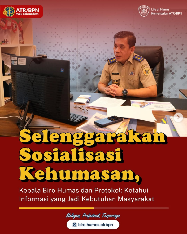 Selenggarakan Sosialisasi Kehumasan, Kepala Biro Humas dan Protokol: Ketahui Informasi yang Jadi Kebutuhan Masyarakat