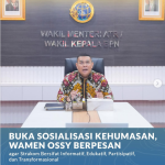 Buka Sosialisasi Kehumasan, Wamen Ossy Berpesan agar Strakom Bersifat Informatif, Edukatif, Partisipatif, dan Transformasional
