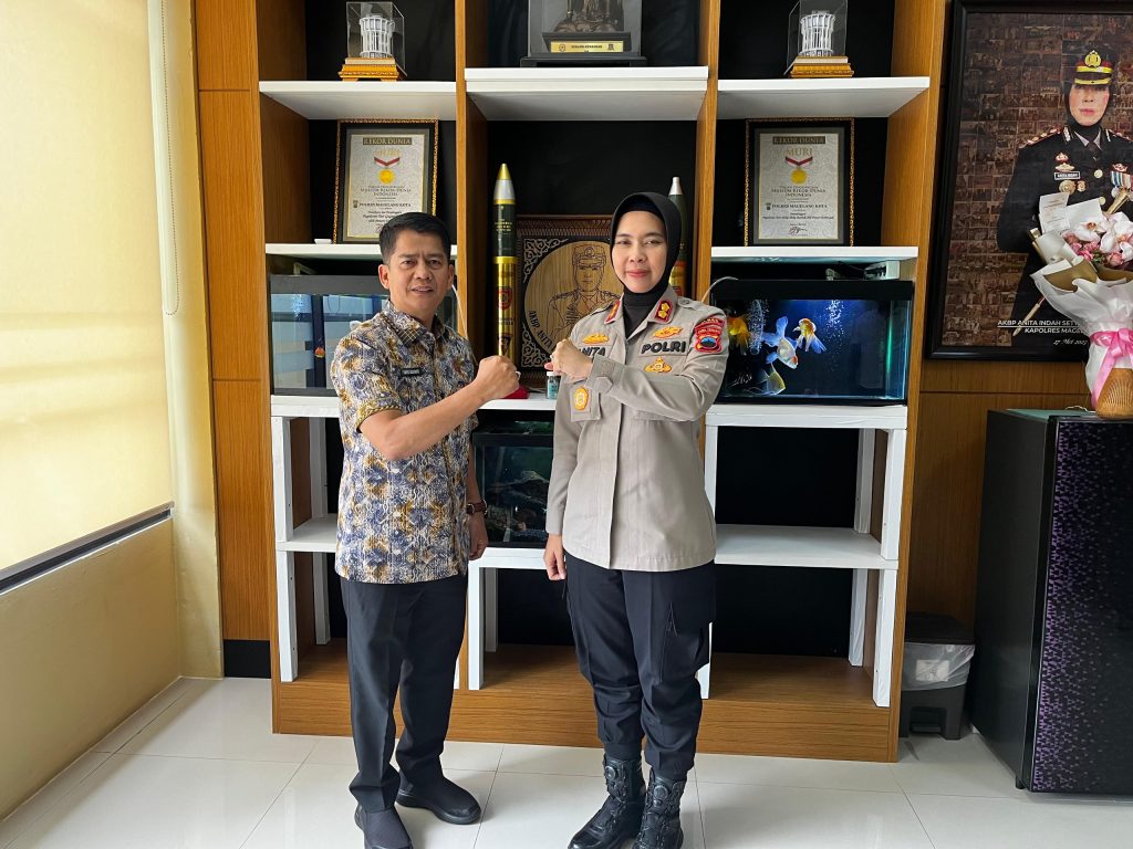 Kunjungan Kepala Kantor Pertanahan Kota Magelang ke Polres Kota Magelang