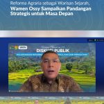 Reforma Agraria sebagai Warisan Sejarah, Wamen Ossy Sampaikan Pandangan Strategis untuk Masa Depan