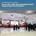 Lantik Pejabat Struktural, Wamen Ossy Ajak Jajaran Mengabdi kepada Negara dengan Penuh Dedikasi