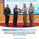 Perkuat Sinergi Penegakan Hukum, Kanwil BPN Jateng dan Kejati Jateng Teken Perjanjian Kerjasama Bidang Perdata dan Tata Usaha Negara