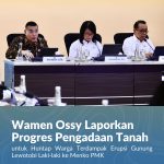 Wamen Ossy Laporkan Progres Pengadaan Tanah untuk Huntap Warga Terdampak Erupsi Gunung Lewotobi Laki-laki ke Menko PMK