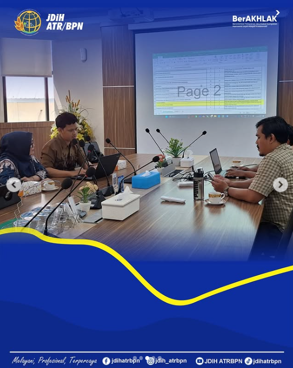 JDIH Kementerian ATR/BPN Lakukan Studi Tiru ke BPHN