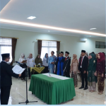 Kepala Kantor Pertanahan Kota Magelang Lantik 9 Pejabat Pembuat Akte Tanah           ( PPAT)