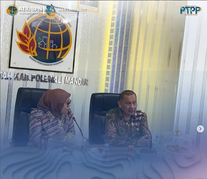 Direktorat Jendal PTPP Melalui Direktorat KTPP FasilitasinKerjasama Penyelenggaran Konsolidasi Tanah Di Provinsi Sulawesi Barat.