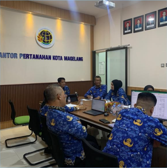 Monitoring Dan Evaluasi Kinerja Pada Kantot Pertanahan Kota Magelang ” Mengukur Pencapaian, Memetakan Tantangan.