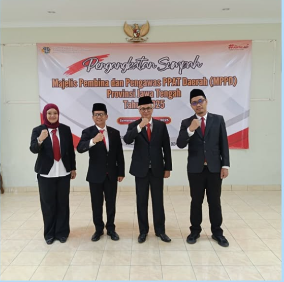 Pengangkatan Sumpah Majelis Pembina Dan Pengawas PPAT Daerah ( MPPD ).
