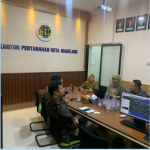 Kantor Pertanahan Kota Magelang Turut Ikuti Kunjungan Kerja Spesifik Komisi II DPR RI Untuk Pengawasan PNBP Sektor Pertanahan Secara Daring.