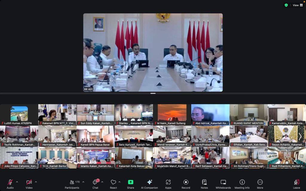 Jelang Akhir 2025, Kementerian ATR/BPN Catat Capaian PNBP Rp2,63 T