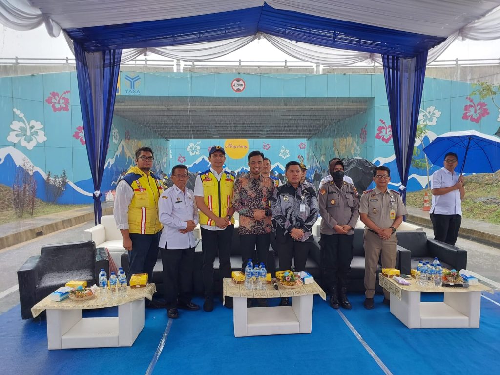Kantor Pertanahan Kota Magelang Menghadiri Peresmian Fly Over Canguk