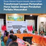 Pesan Menteri Nusron kepada Jajaran di Bali: Transformasi Layanan Pertanahan Harus Sejalan dengan Perubahan Perilaku Masyarakat