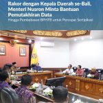 Rakor dengan Kepala Daerah se-Bali, Menteri Nusron Minta Dukungan Pemutakhiran Data hingga Pembebasan BPHTB untuk Percepat Sertipikasi
