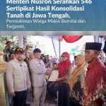 Menteri Nusron Serahkan 546 Sertipikat Hasil Konsolidasi Tanah di Jawa Tengah, Permukiman Warga Makin Bernilai dan Terjamin