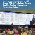 Beri Pengarahan Umum di Rakernas 2025, Sekjen ATR/BPN: Pahami Renstra dan Manfaatkan Momentum Penghujung Tahun