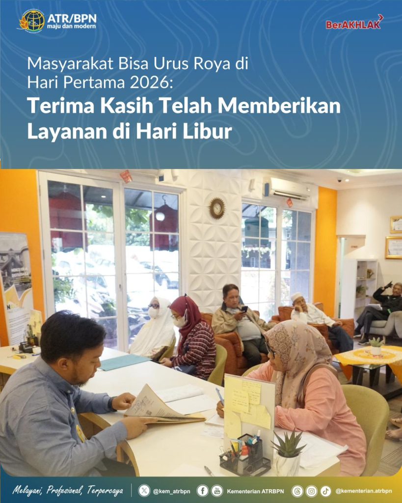 Masyarakat Bisa Urus Roya di Hari Pertama 2026: Terima Kasih Telah Memberikan Layanan di Hari Libur