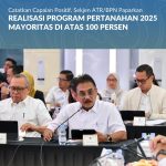 Catatkan Capaian Positif, Sekjen ATR/BPN Paparkan Realisasi Program Pertanahan 2025 Mayoritas di Atas 100 Persen