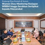 Kunjungi Dua Kantah di Sumut, Wamen Ossy Monitoring Kesiapan WBBM hingga Serahkan Sertipikat kepada Masyarakat