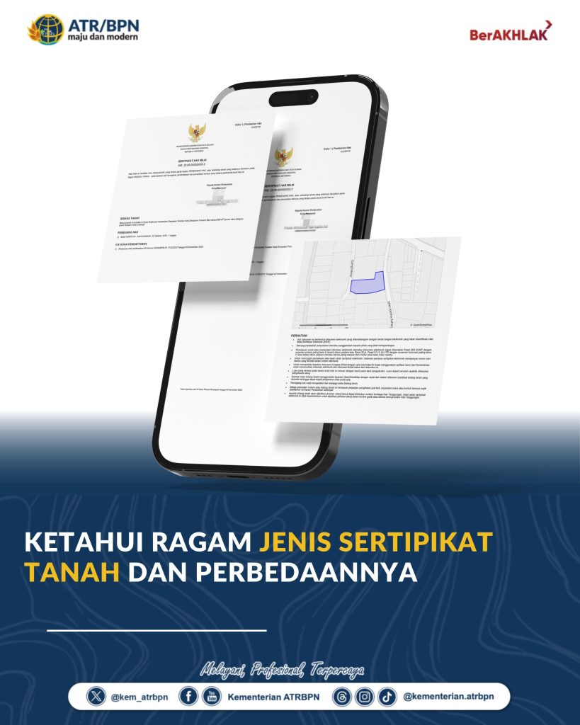 Ketahui Ragam Jenis Sertipikat Tanah dan Perbedaannya
