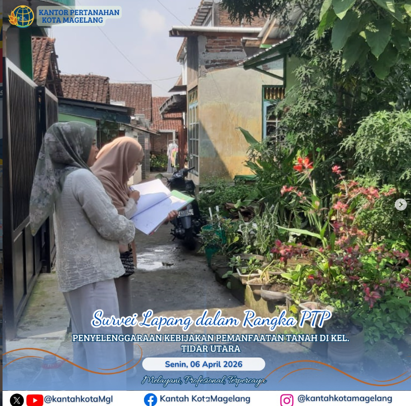 Survei Lapang Dalam Rangka PTP Penyelenggaraan