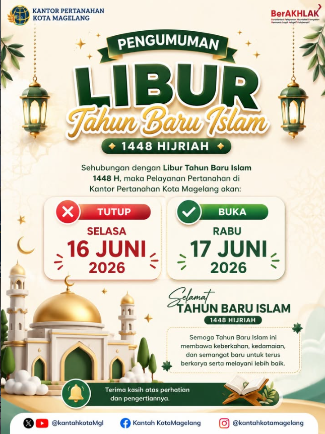 Pengumuman Libur Tahun Baru Islam 1448 Hijrah