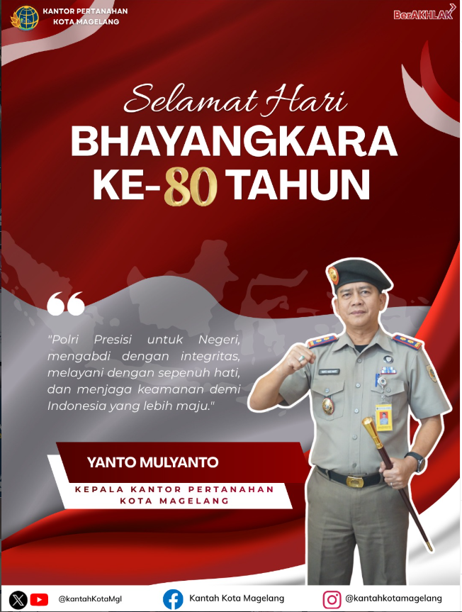 Selamat Hari Bhayangkara ke 80 Tahun
