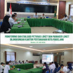 MONITORING DAN EVALUASI PETUGAS LOKET DAN MANAGER LOKET DILINGKUNGAN KANTOR PERTANAHAN KOTA MAGELANG