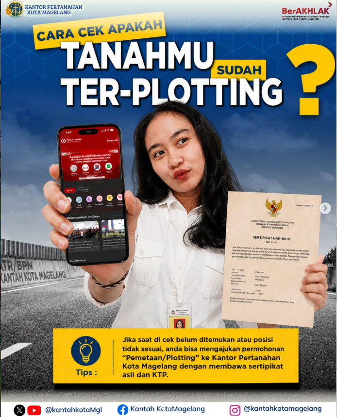 Cara Cek Apakah Tanahmu Sudah Terploting ?